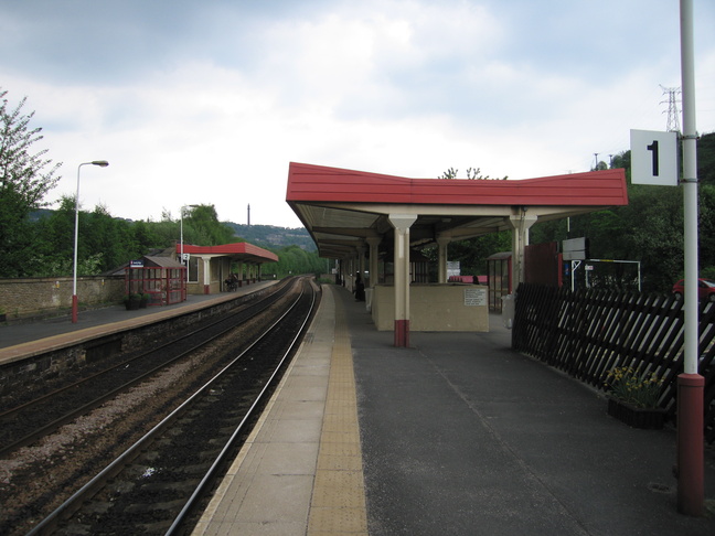 Sowerby Bridge platform 1 looking
east