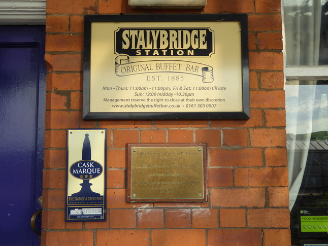 Stalybridge buffet bar plaques