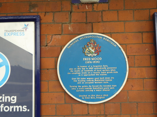Stalybridge Fred Wood plaque
