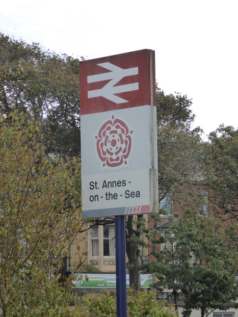 St Annes-on-the-Sea sign