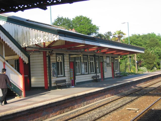 St Austell platform 2 building