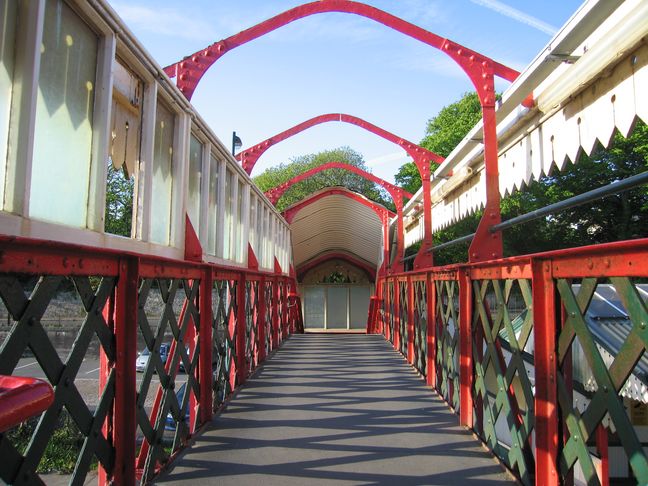 St Austell footbridge