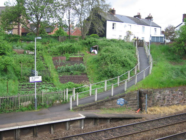 St James Park platform 2