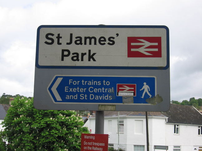St James' Park sign