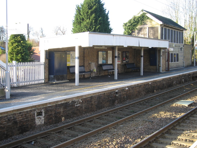 St Margarets platform 2 canopy