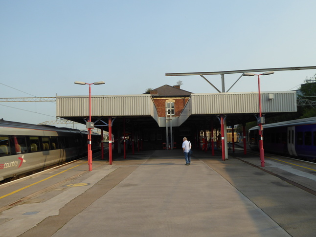 Stockport platforms 1 and 2 canopy end
