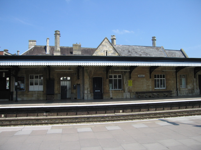 Stroud station building rear