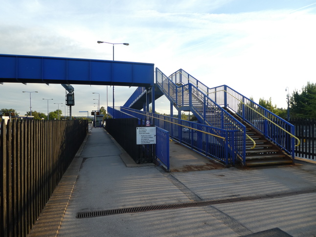 Swinton footbridge end