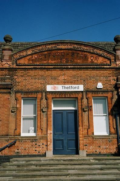 Thetford entrance brick