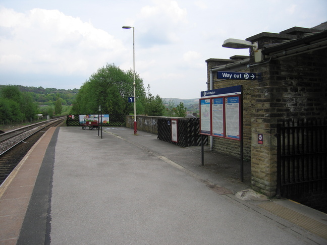 Todmorden platform 1 looking north