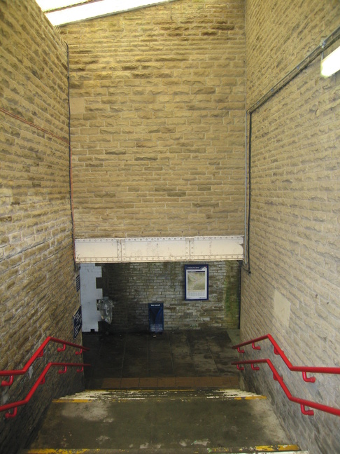 Todmorden platform 1 subway
entrance