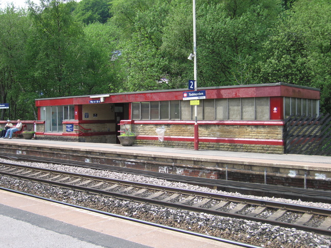 Todmorden platform 2 building