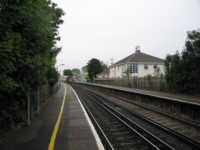 Totton platform 1 looking east