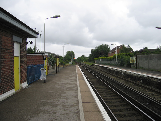 Town Green platform 1 looking south