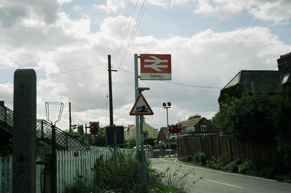 Trimley Station sign