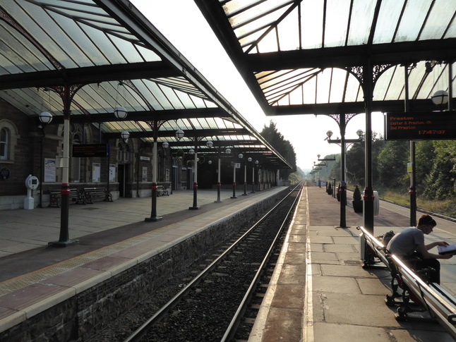 Ulverston platforms 1 and 2 looking
west