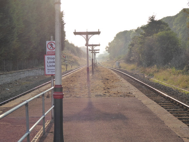 Ulverston disused platform end