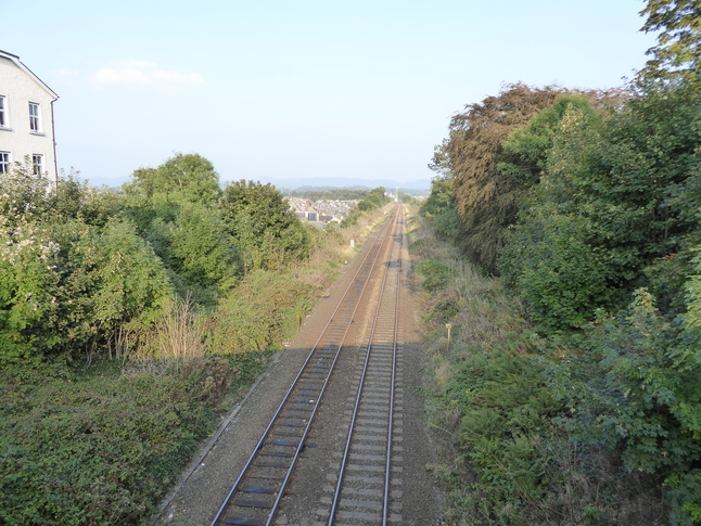 Ulverston looking east from
bridge