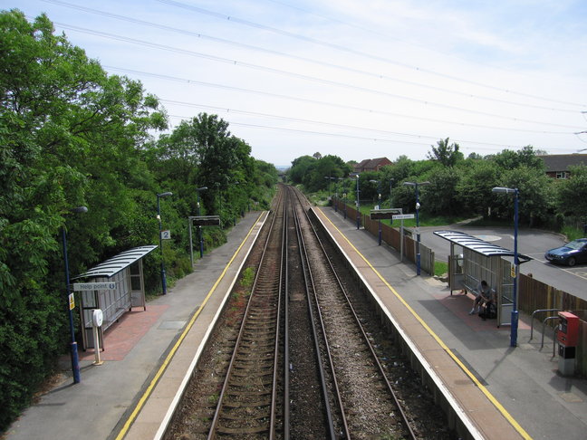 Upwey south from footbridge