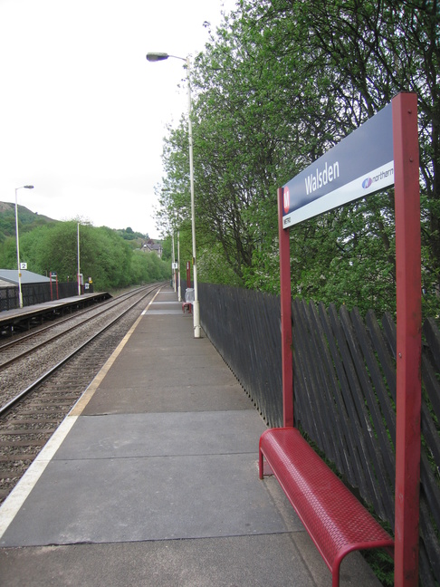 Walsden platform 1 looking north