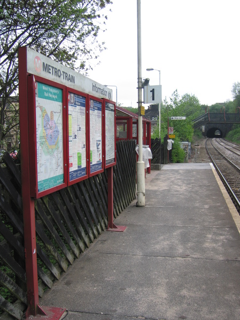 Walsden platform 1 looking south