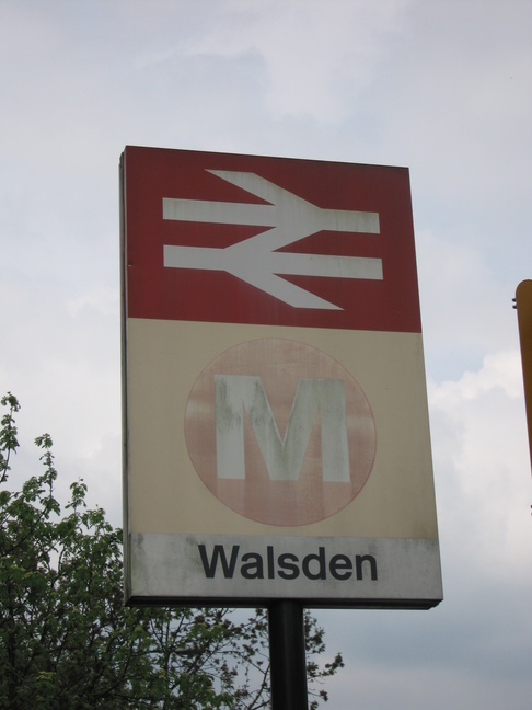 Walsden station sign