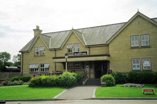 Wansford new station building
front