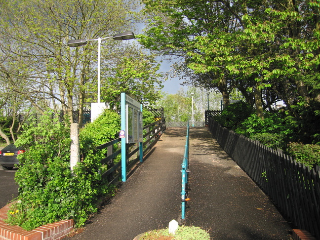 Weeton platform 2 entrance