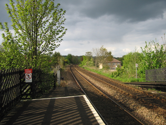 Weeton platform 2 looking north