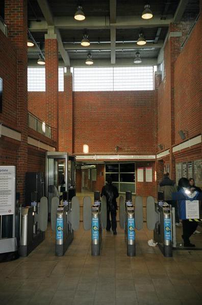 West Ham ticket barriers