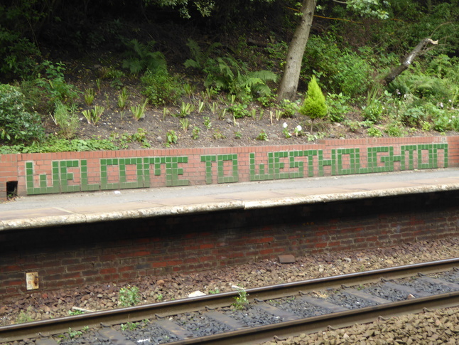 Westhoughton platform 1 bricks/tiles