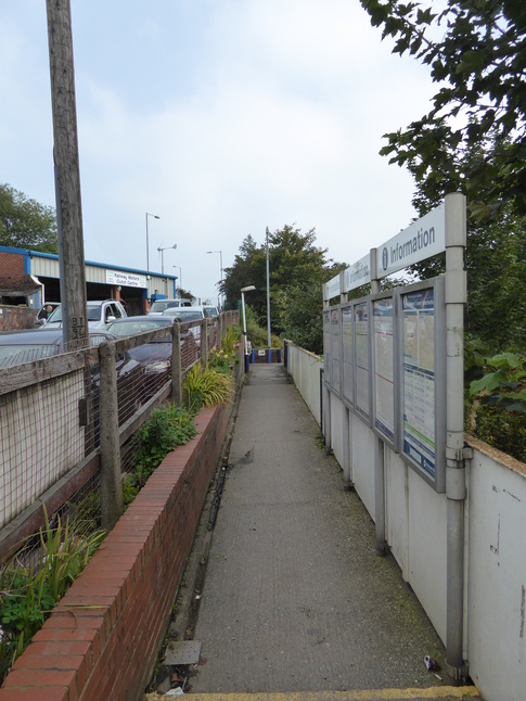 Westhoughton platform 1 ramp