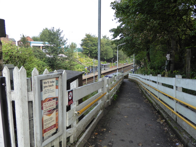 Westhoughton platform 2 approach ramp