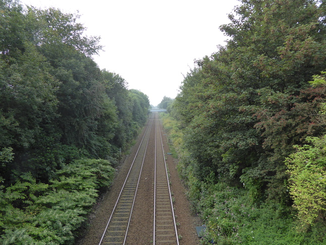 Westhoughton looking west from bridge