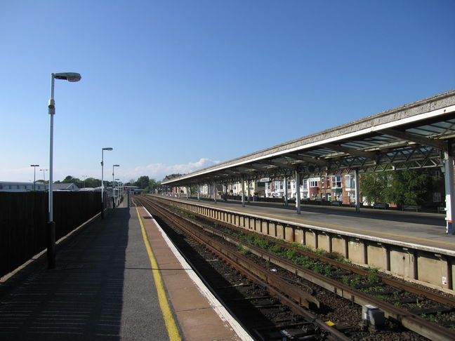 Weymouth platform 1 looking north