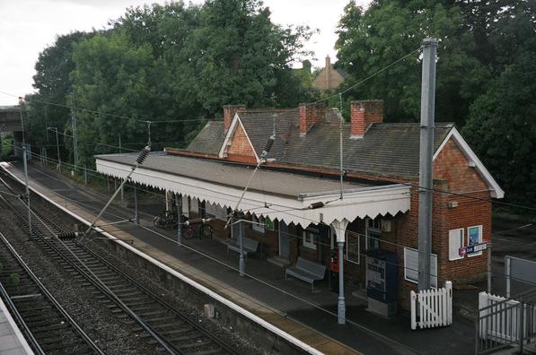 Whittlesford platform 2 under
the knitting