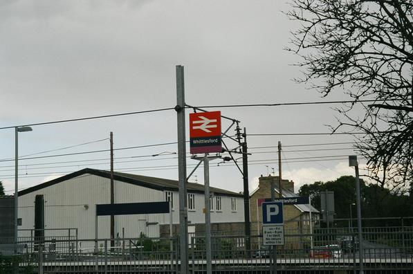 Whittlesford station sign
