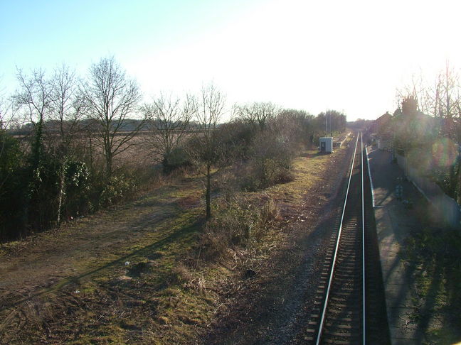 Wickham Market from
bridge