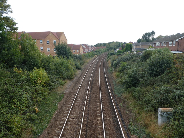 Wombwell looking south from bridge