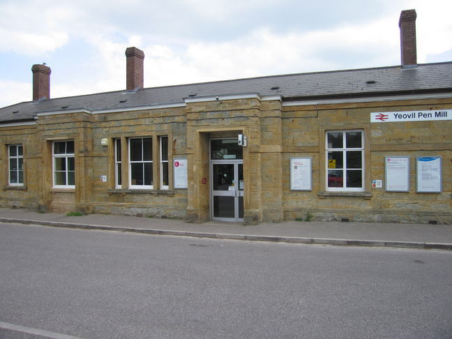 Yeovil Pen Mill entrance