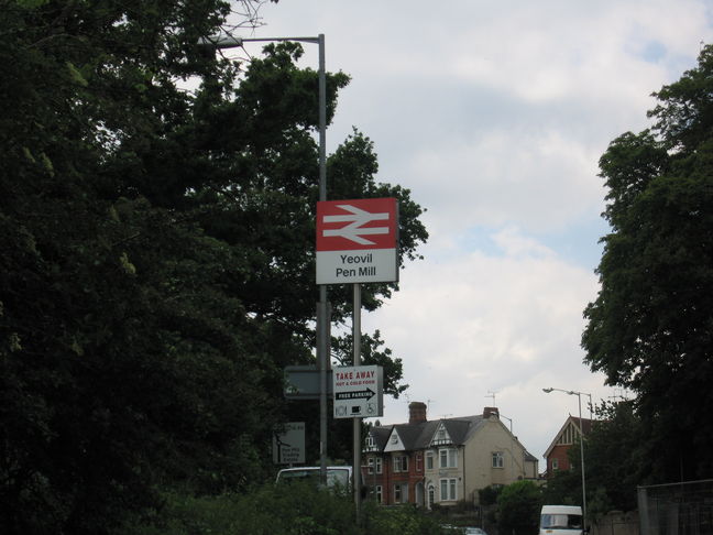 Yeovil Pen Mill sign