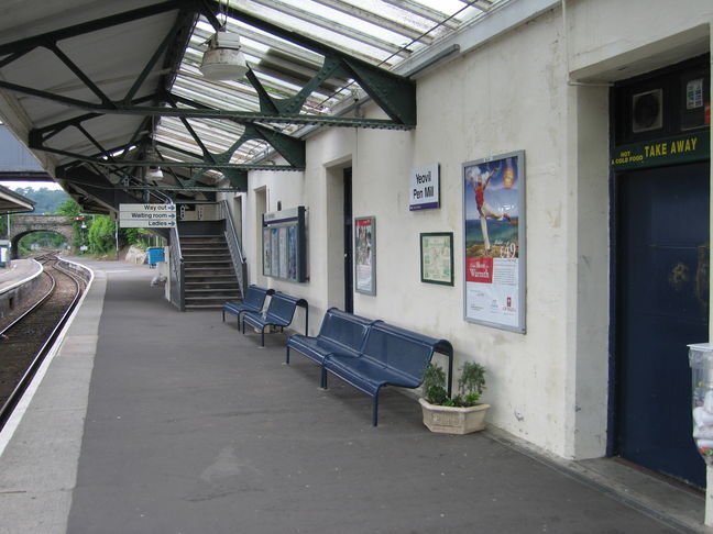 Yeovil Pen Mill under
canopy