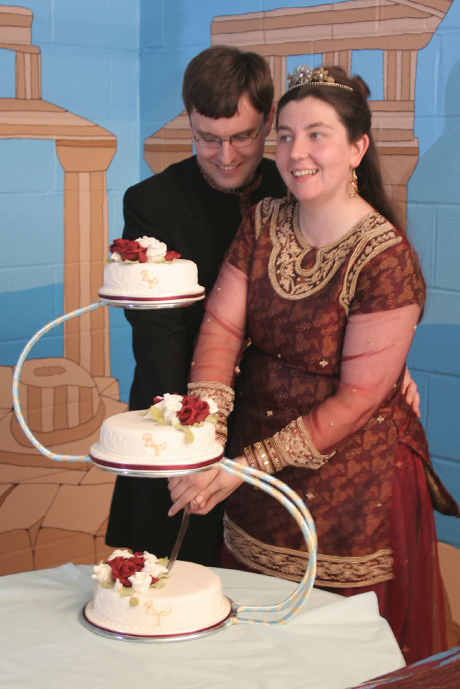 Cutting Wedding Cake For Guests Cutting Wedding Cake For Guests