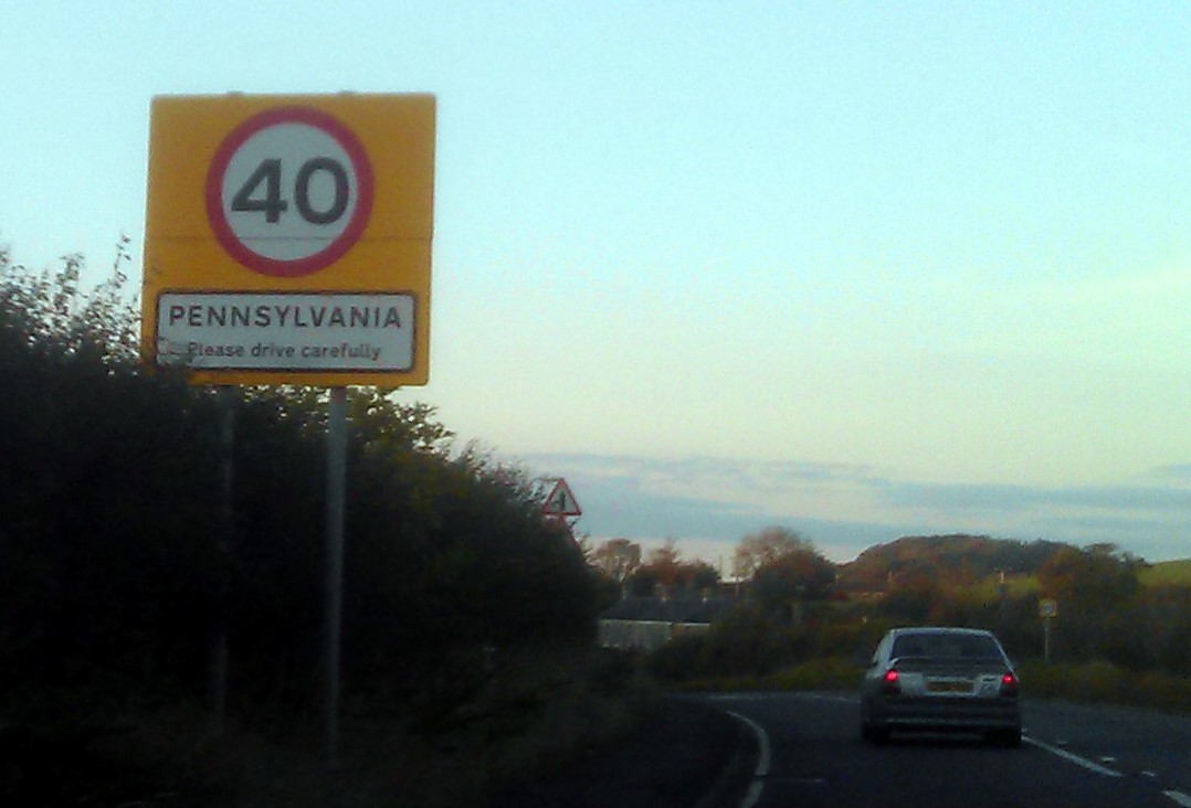 Now entering Pennsylvania