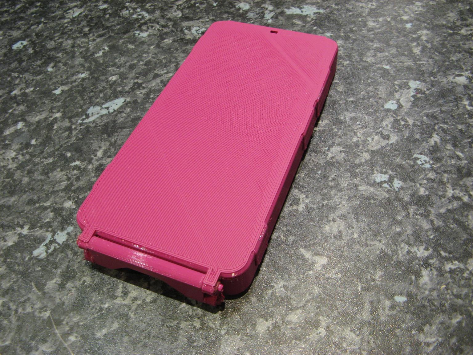 Case, closed, front view