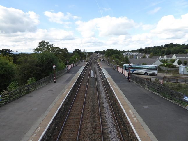 Appleby looking west from footbridge
