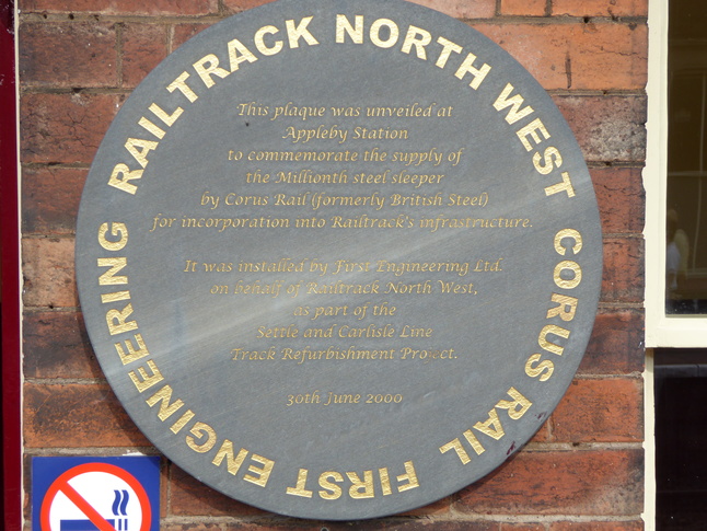 Appleby steel plaque