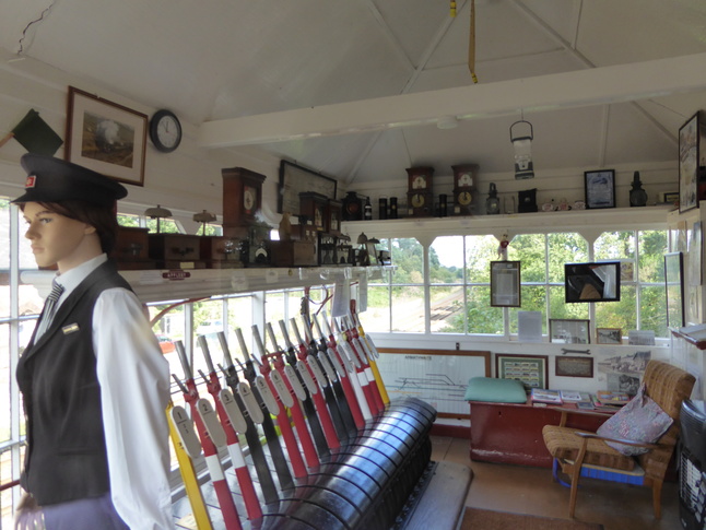 Armathwaite inside the signalbox