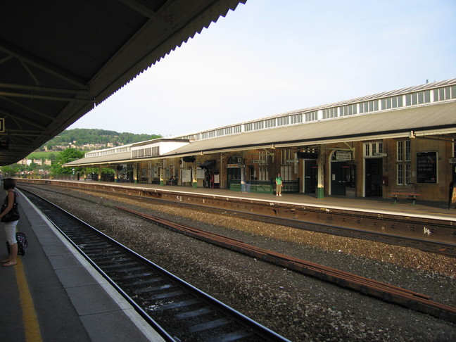 Bath Spa platform 1 from platform 2