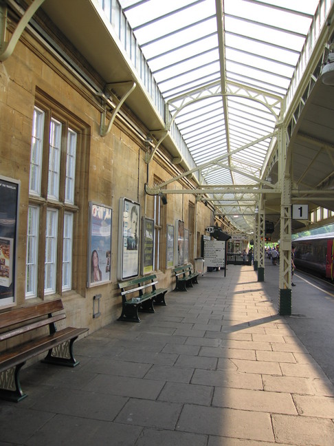 Bath Spa platform 1 under
canopy